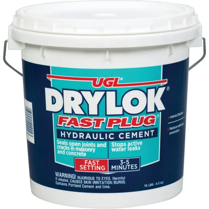United Gilsonite Laboratories Drylok Fast Plug 10 Lb. Pail Hydraulic Cement