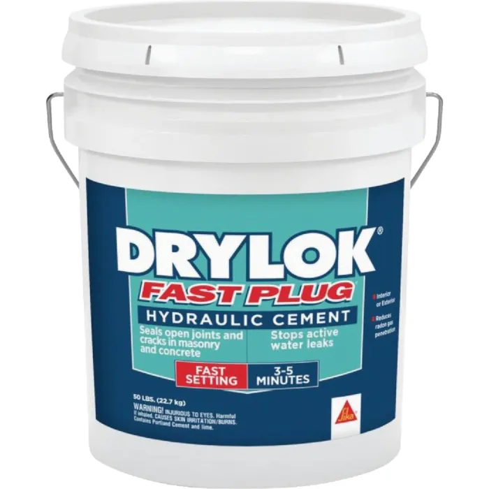 United Gilsonite Laboratories Drylok Fast Plug 50 Lb. Pail Hydraulic Cement