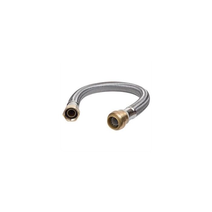 SharkBite™ 3/4 x 1 in Push-Fit x FIP 200 psi Braided Water Softener Connector