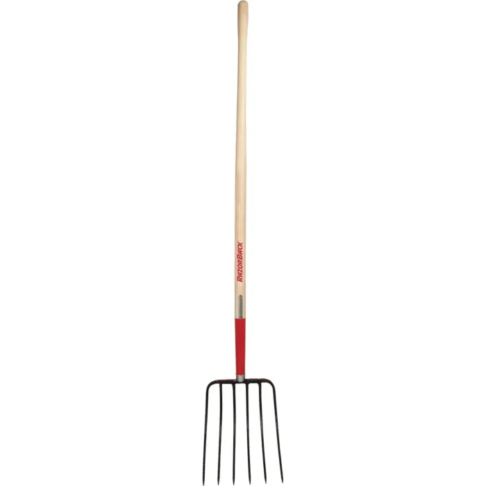 Razor-Back 6-Tine Hardwood Manure Fork