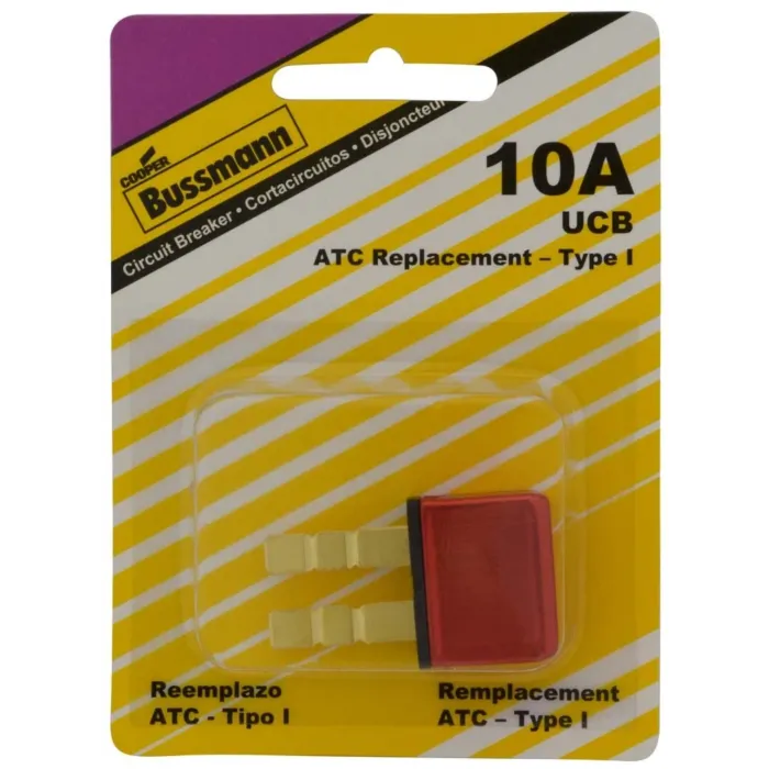 Bussmann 0.416666666666667 12 V Red Automotive Circuit Breaker