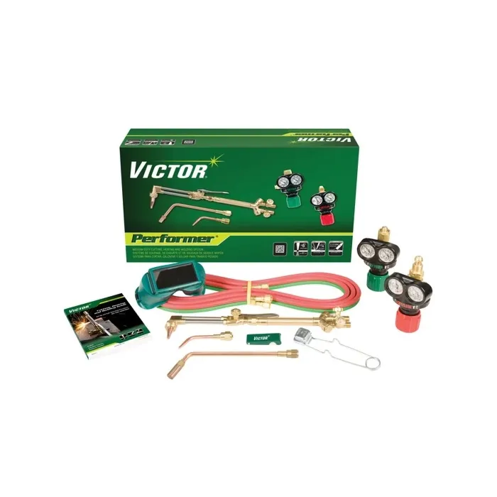 Victor Technology Victor®Performer®/EDGE™ 2.0 Medium Duty Acetylene Cutting/Heating/Welding Outfit CGA-540/CGA-510