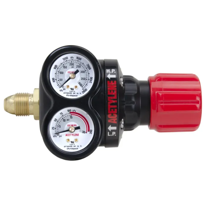 Victor Technology Victor®Model ESS32-15-510 EDGE™ Series 2.0 Heavy Duty/Medium Capacity Acetylene Single Stage Regulator, CGA-510