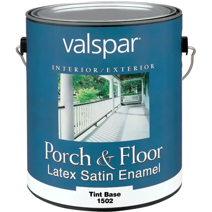 Valspar Self-Priming Latex Porch & Floor Enamel (Satin - Tint Base) 1 gal