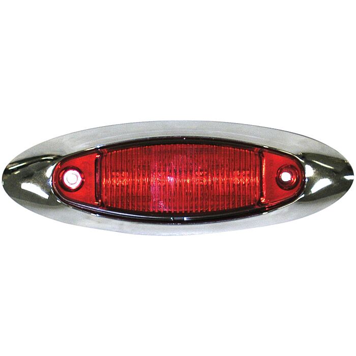 Peterson 16 V LED Red Oblong Marker/Clearance Light