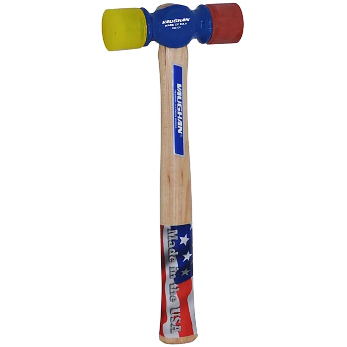 Vaughan 12 oz Red/Yellow/Blue 12-1/8 in Soft Face Hammer