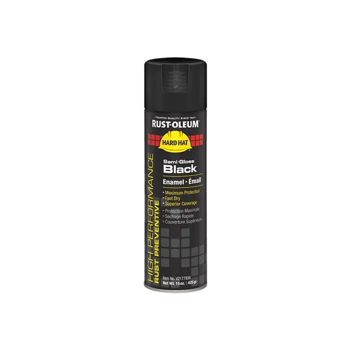 Rust-Oleum High Performance - V2100 System Enamel Spray Paint - Colors - Semi-Gloss Black