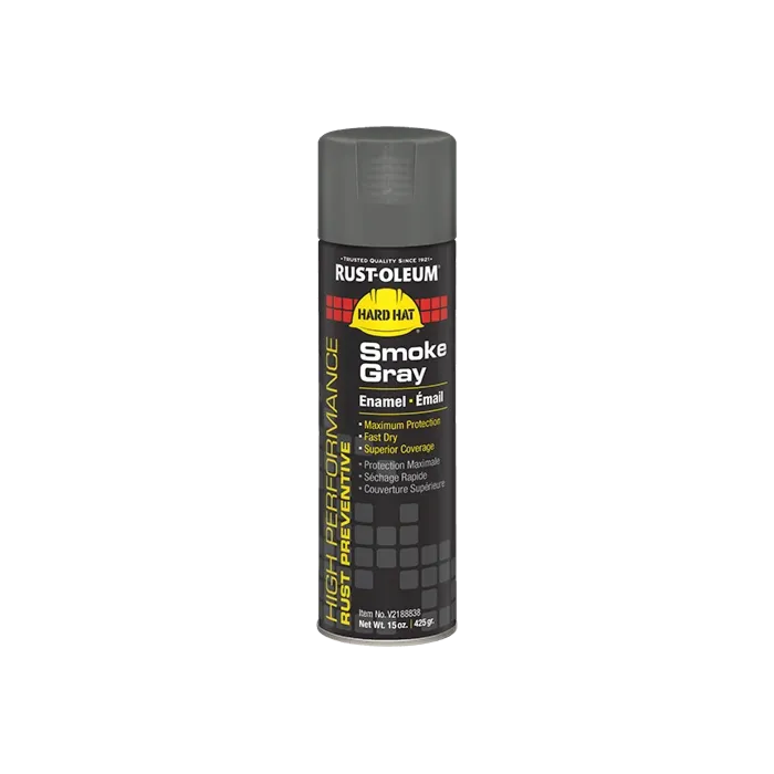 Rust-Oleum High Performance - V2100 System Enamel Spray Paint - Colors - Smoke Gray