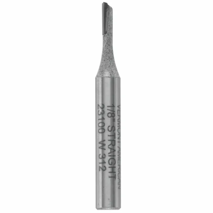 Vermont American 1/8 In. x 5/16 In. Carbide Tipped 1-Flute Straight Bit