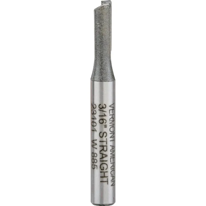 Vermont American Carbide Tip 3/16 In. Straight Bit