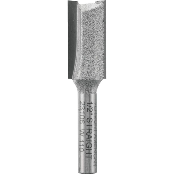 Vermont American Carbide Tip 1/2 In. Straight Bit