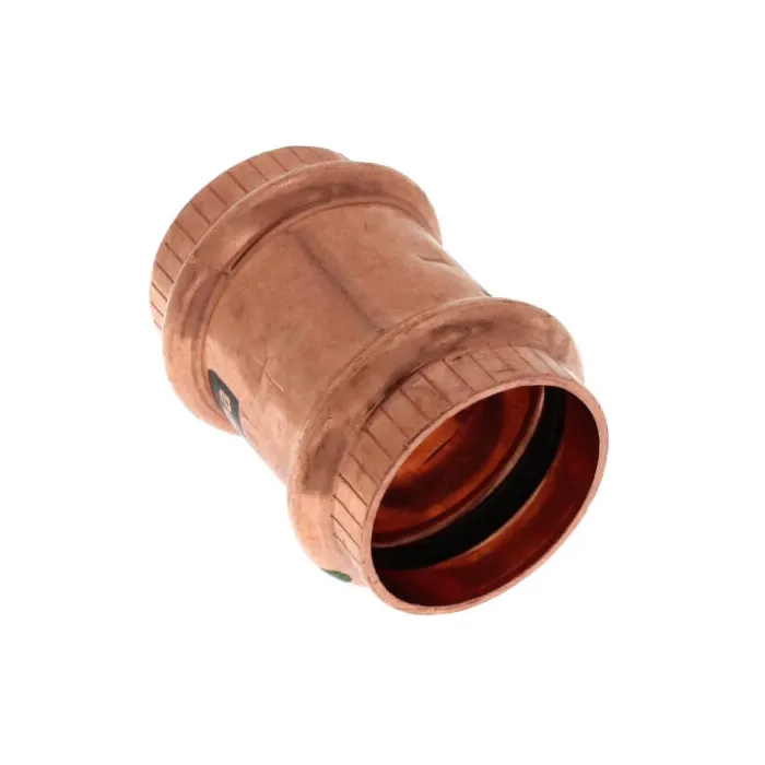 1 in Copper Pipe Coupling with Stop