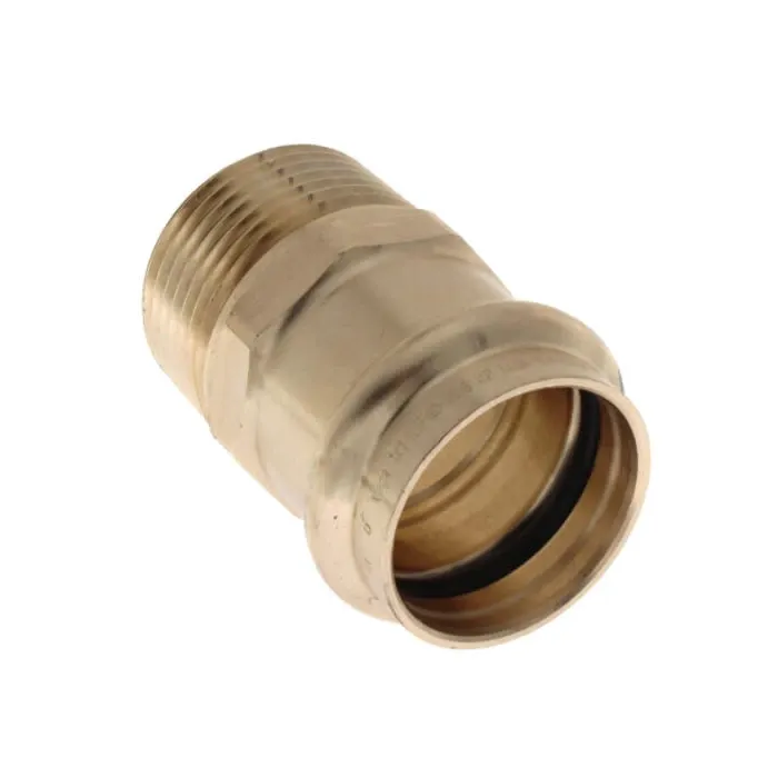 1 x 1 in Press x MPT Bronze Lead Free Pipe Male Adapter