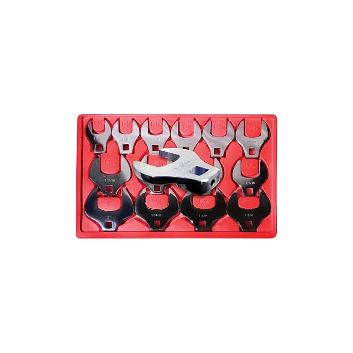V8 Tools Alloy Steel Crowfoot Wrench Set (14pc) 1-1/16 in. to 2 in.