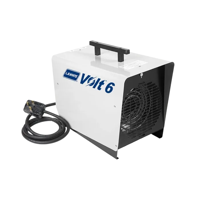 L.B. White 20500 Btu/hr 240 V 25 A Portable Air Forced Electric Heater