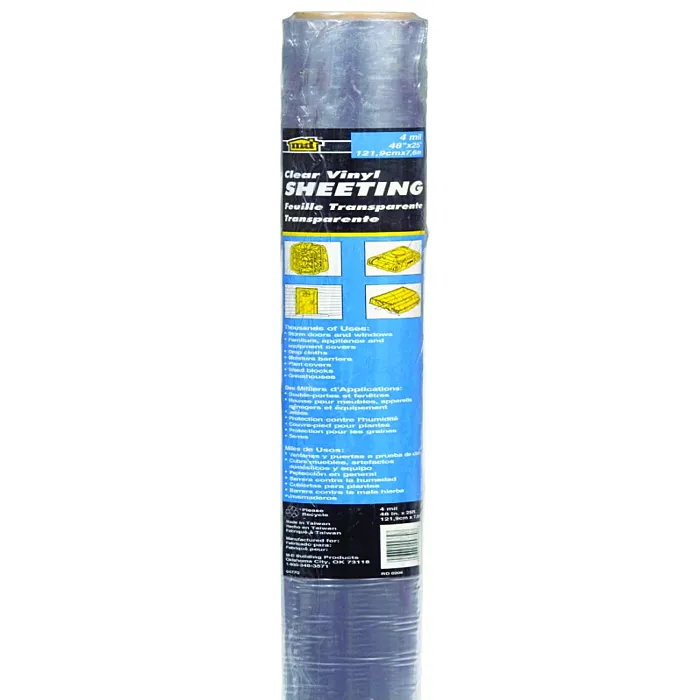 Vinyl Sheet 4 mil 48" x 25'
