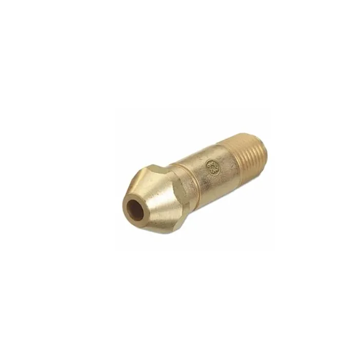 Western Enterprises® 1/4 in NPT 1-15/16 in L Brass Regulator Inlet Nipple