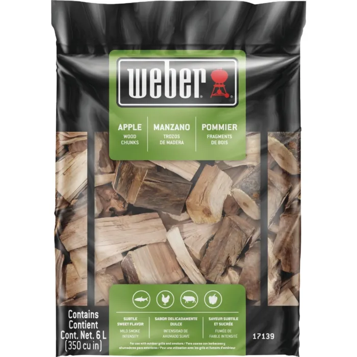 Weber 350 Cu. In. Apple Wood Chunks