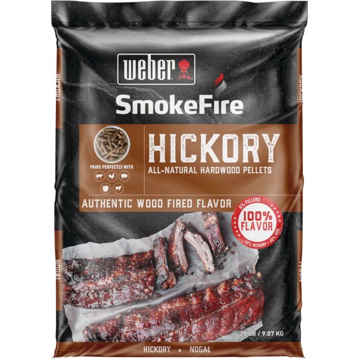 Weber SmokeFire Hickory Wood Grilling Pellets - 20 lb