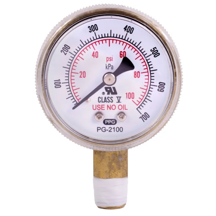 Best Welds® 2 in 100 psi 1/4 in NPT Replacement Pressure Gauge