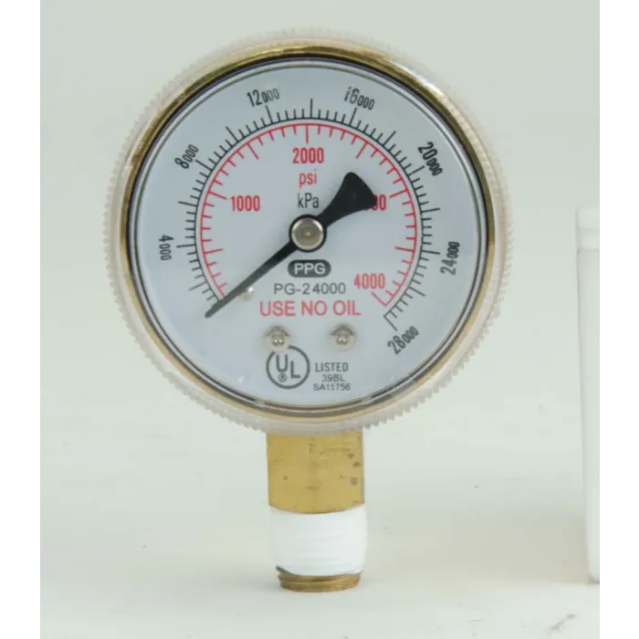 2 in 4000 psi 1/4 in NPT Replacement Pressure Gauge