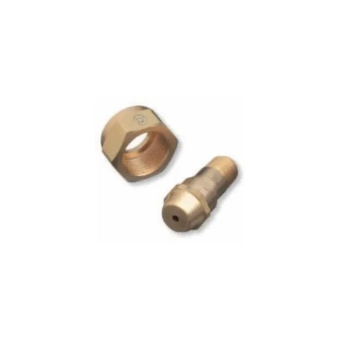 Western Enterprises® 1/4 in NPT 1-3/4 in L Brass Regulator Inlet Nipple