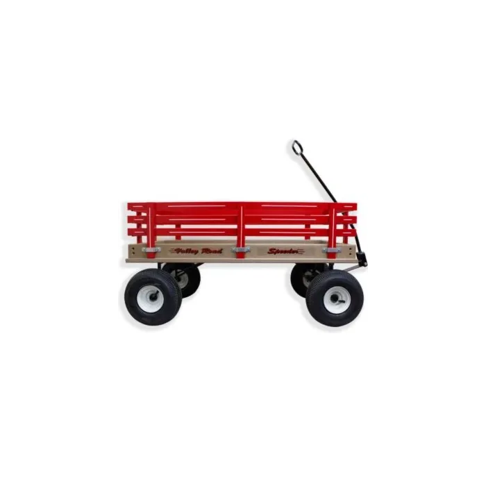 Valley Road Woodworks 350 POLY RED 1000 lb Rack 40 in Speeder Wagon