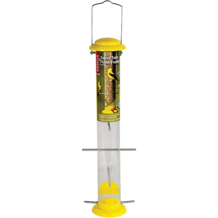 Perky-Pet Stokes Select 19 In. 2 Lb. Capacity Yellow Finch Thistle Bird Feeder