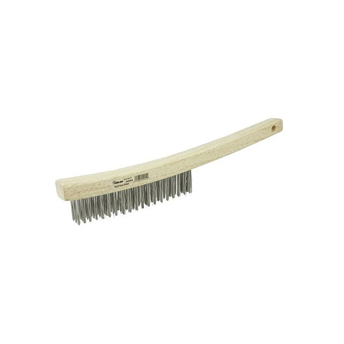 Weiler Hand Wire Scratch Brush w/ Curved Handle