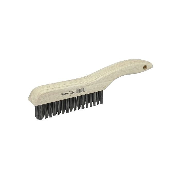 Weiler Hand Wire Scratch Brush w/ Shoe Handle