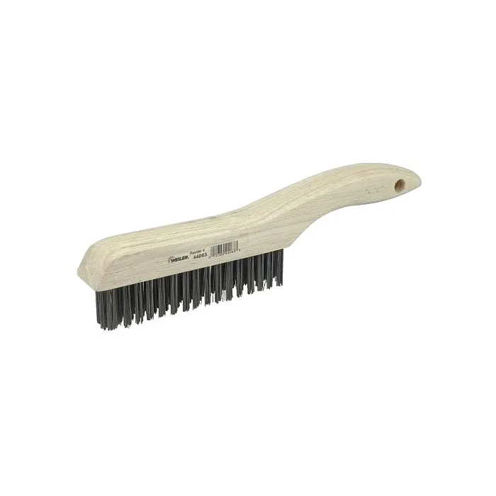 Weiler Hand Wire Scratch Brush w/ Shoe Handle