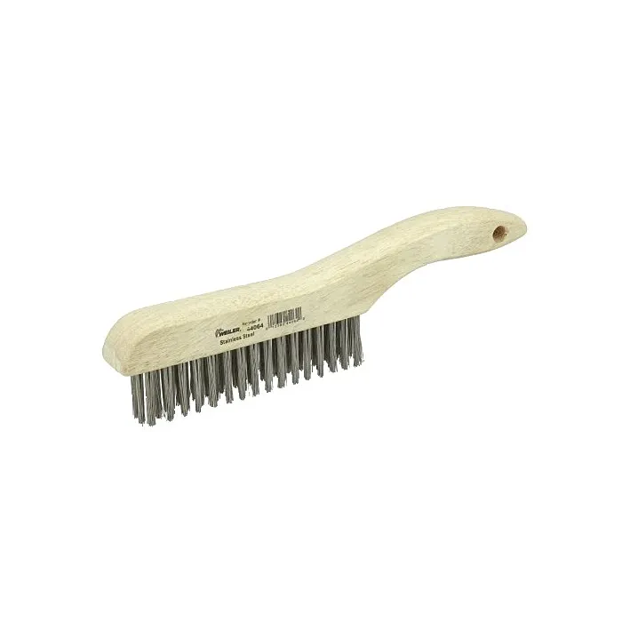 Weiler Hand Wire Scratch Brush w/ Shoe Handle