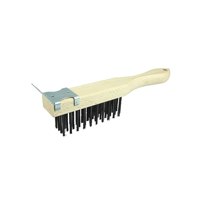 Weiler Hand Wire Scratch Brush w/ Scraper