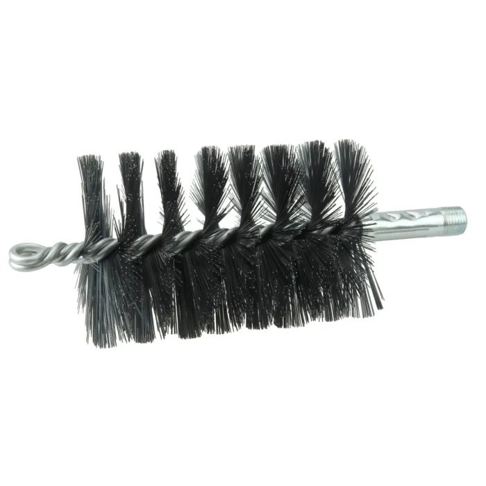 Weiler 3" Single Spiral Flue Brush, .012 Steel Fill
