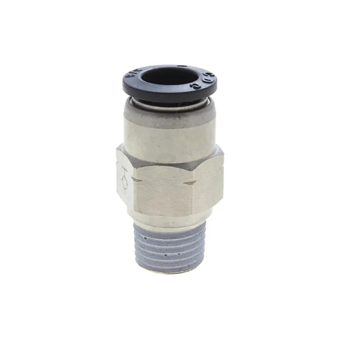 Hex Male Straight Fitting - 1/2 in. x 3/8 in. MNPT