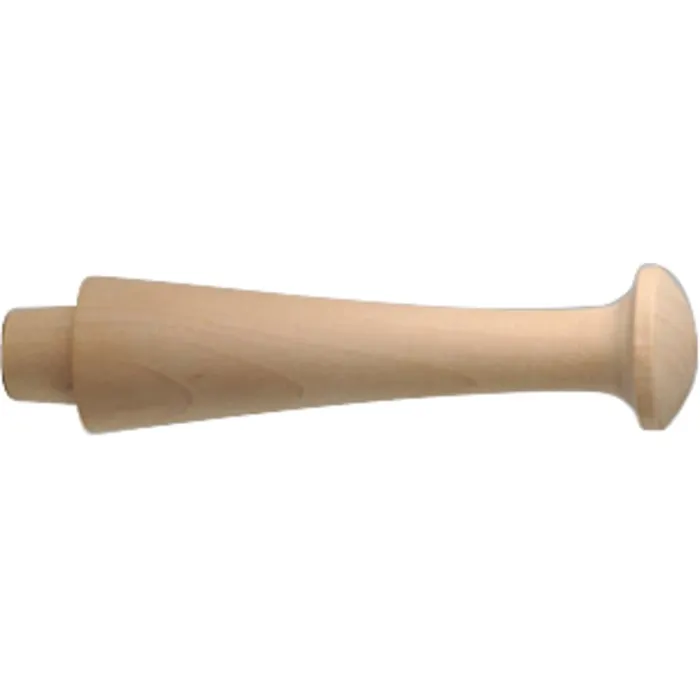 Waddell Do it 3-3/8 In. x 7/8 In. Oak Wood Shaker Peg (2-Count)