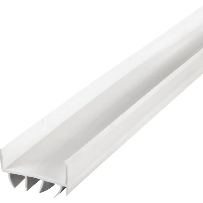 M-D Building Products 2 In. W. x 1.125 In. H. x 36 In. L. Vinyl White Door Bottom