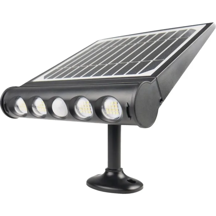 Wagan Tech Motion-Activated Solar Wall Light (Black) 1000L