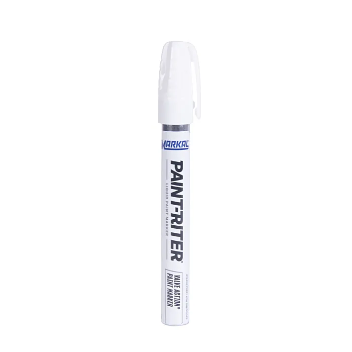 Markal 1/8 in White Liquid Fast-Drying Paint Marker