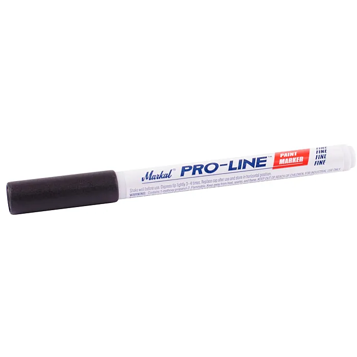 Markal 1/16 in Black Liquid High Visibility Paint Marker