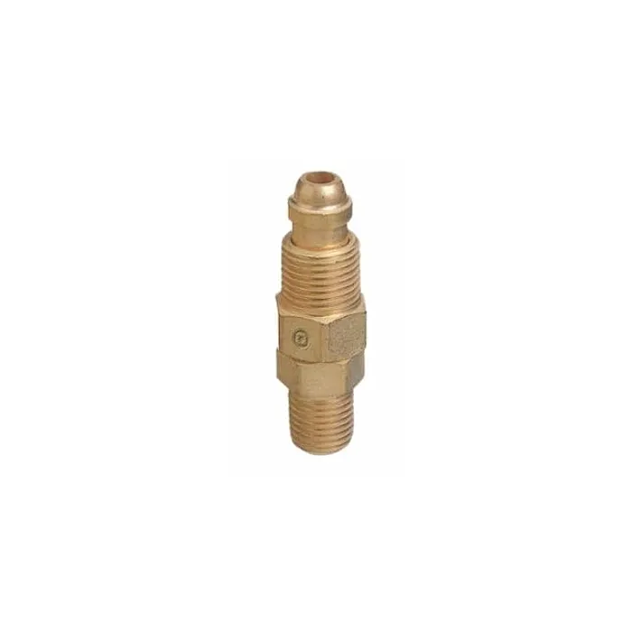Western Enterprises® 5/8-18 x 1/4 in Male x Male Brass Straight Inert Arc Hose and Torch Adapter