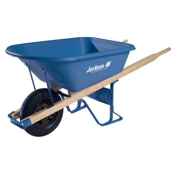 Jackson 6 Cu. Ft. Poly Contractor Wheelbarrow