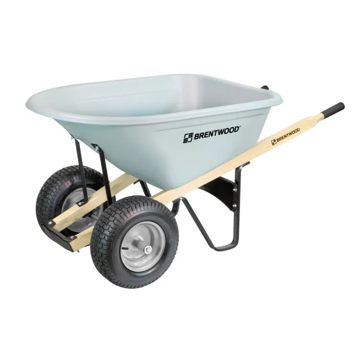Brentwood Industries, Inc 8 Cu. Ft. Poly Wheelbarrow
