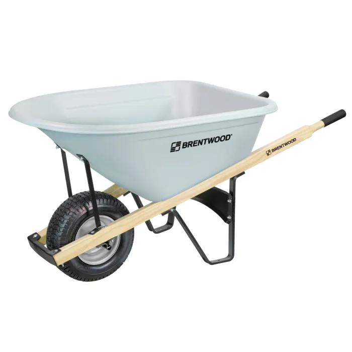 Brentwood Industries, Inc 8 Cu. Ft. Poly Wheelbarrow