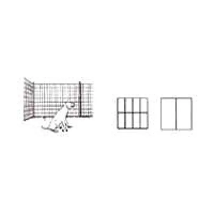Jackson Wire Welded Wire Fence, 36 in H, 1 x 2 in Mesh, 14 Gauge, Blk, Galvanized