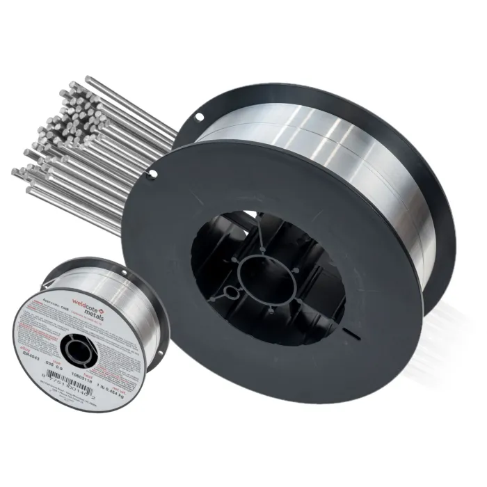 Weldcote 4043 Aluminum MIG Wire, TIG Rod, & Brazing Alloys