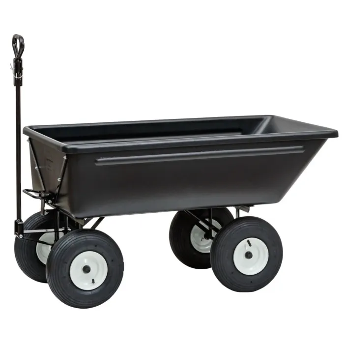 Valley Road Woodworks Dump Wagon (Black) 24 in. x 48 in.