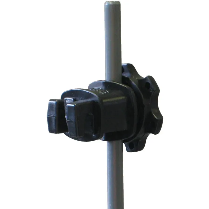Dare Products Dare Screw-On Black Polyethylene Electric Fence Insulator (25-Pack)