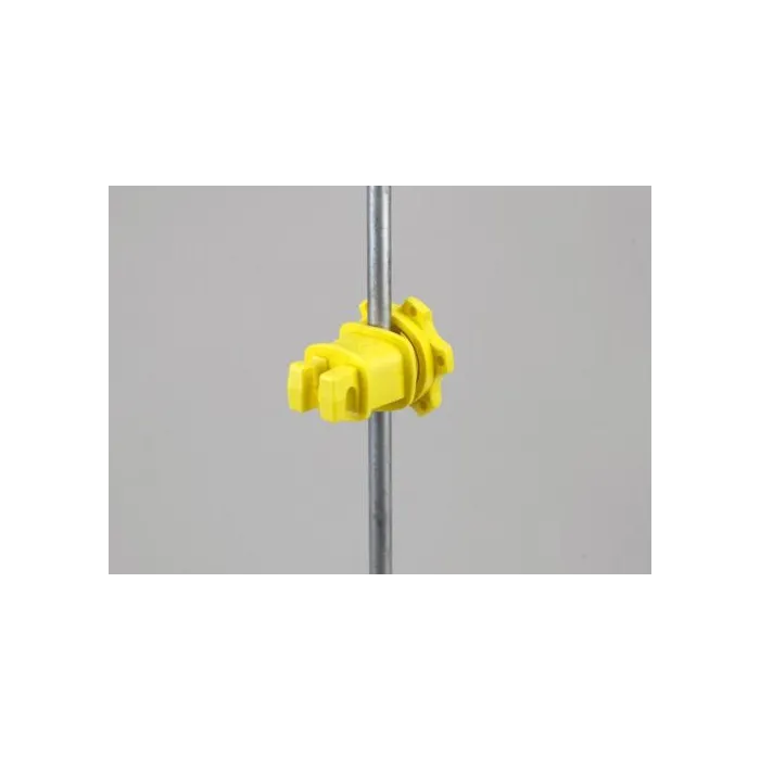 Dare Products WESTERN® SCREW-TIGHT ROUND POST INSULATOR, YELLOW