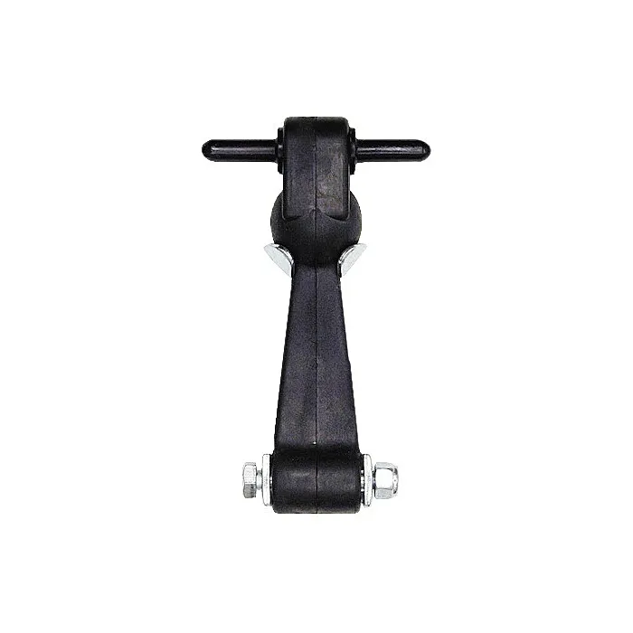 Buyers 6 in Rubber Latch/Carbon Steel Bracket Plain Latch/Zinc Plated Bracket Hood Catch